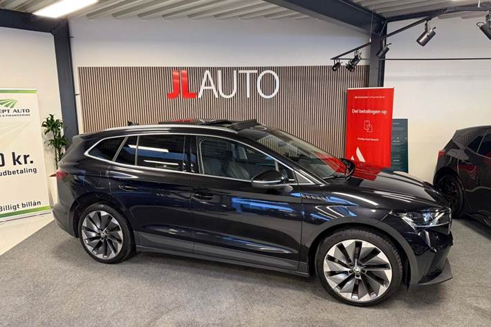 Sort Skoda Enyaq fra 2022