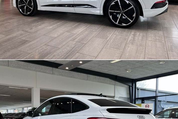 Hvid Audi Q4 e-tron fra 2024