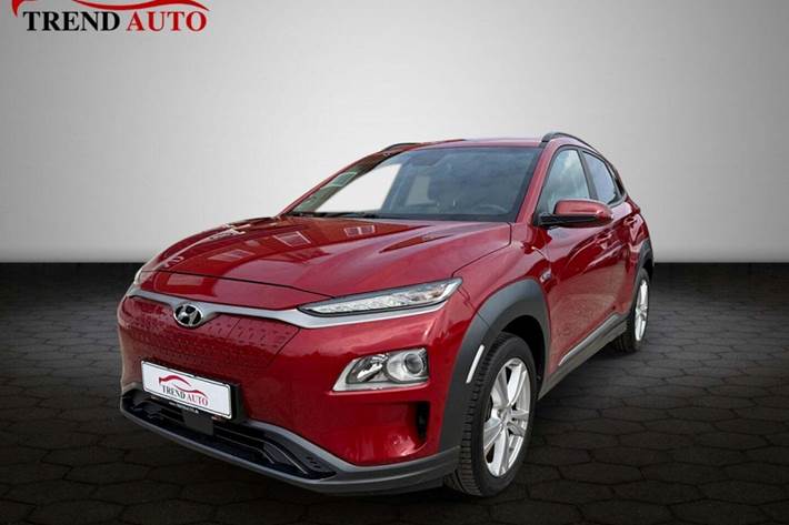Rød Hyundai Kona fra 2020