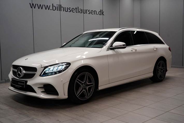 Hvid Mercedes C220 d fra 2018