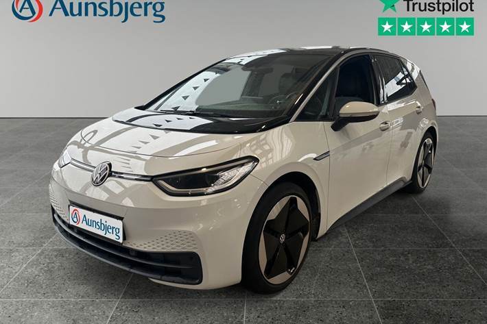 Hvid VW ID.3 fra 2021