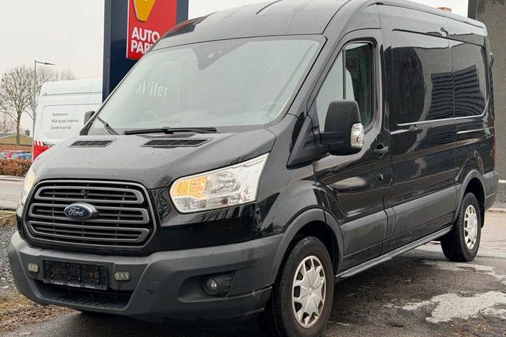 Sort Ford Transit 350 L2 Van fra 2016