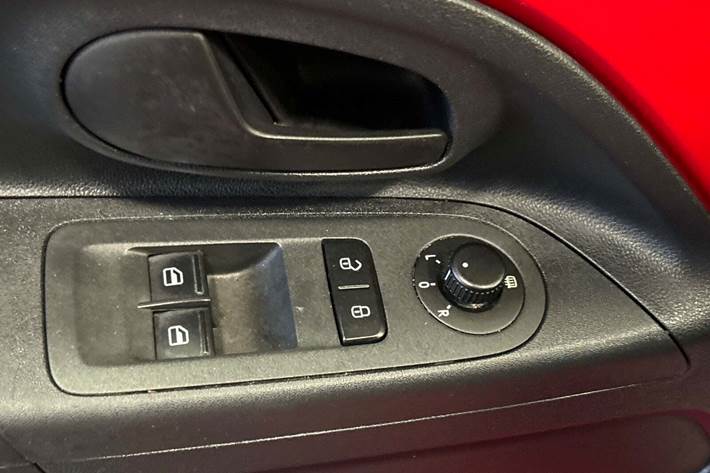 Rød Skoda Citigo fra 2016