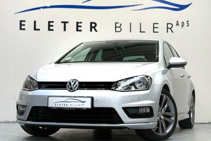Sølv VW Golf VII fra 2017