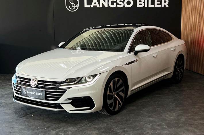 Hvid VW Arteon fra 2020