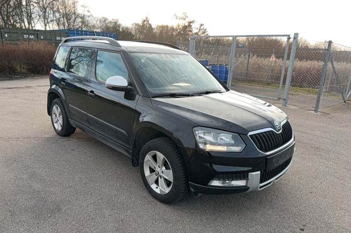 Sort Skoda Yeti Outdoor fra 2015
