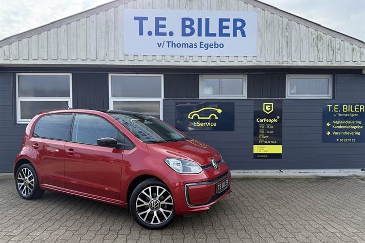 Rød VW e-up fra 2023