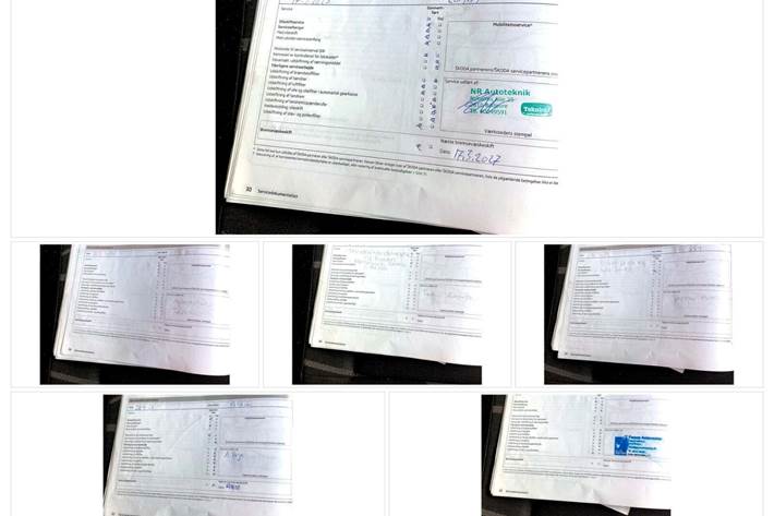 Sort Skoda Fabia fra 2013