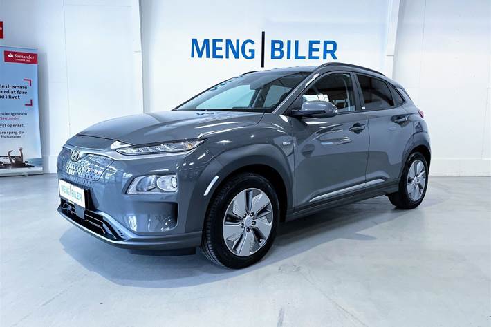 Grå Hyundai Kona fra 2021