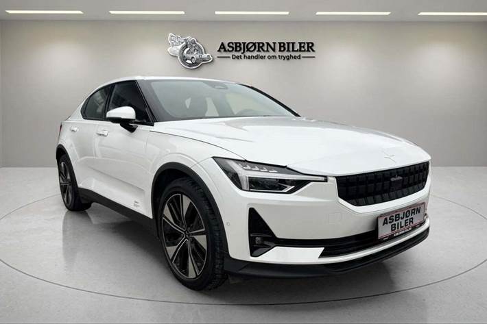 Hvid Polestar 2 fra 2023
