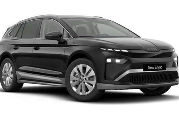 Sort Skoda Enyaq fra 2026