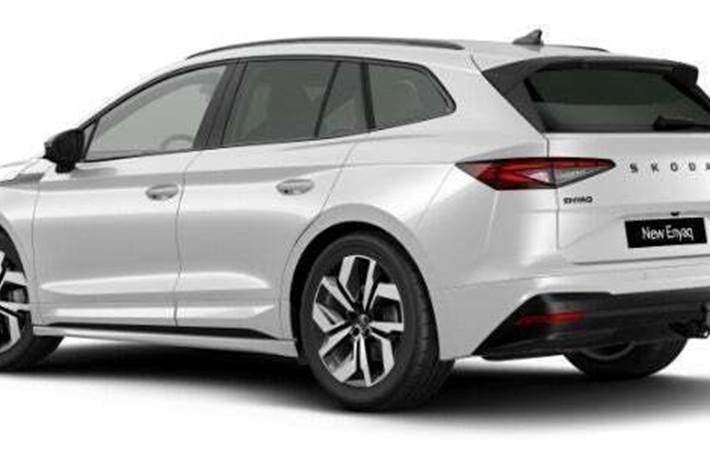 Hvid Skoda Enyaq fra 2026