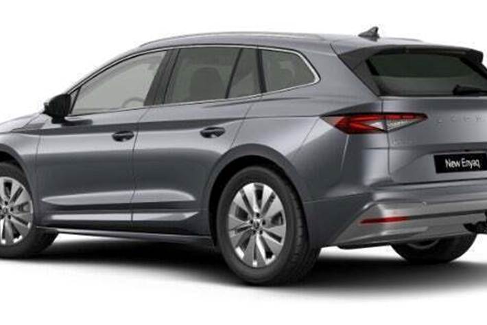 Grå Skoda Enyaq fra 2026