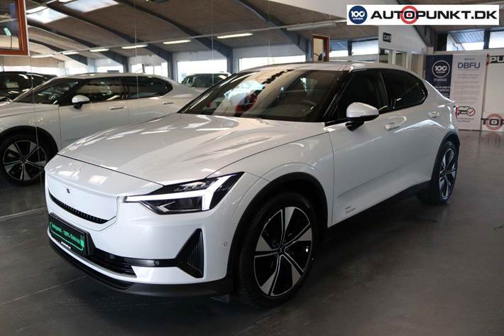 Hvid Polestar 2 fra 2024