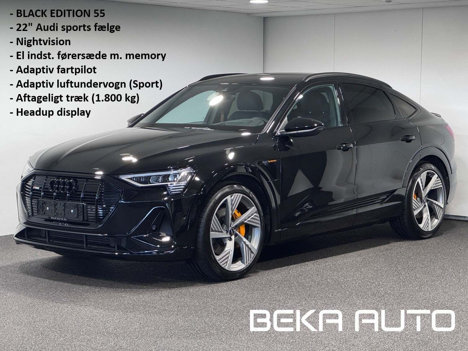 Audi e-tron 55 Black Edition S-line Sportback quattro
