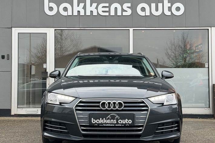 Grå Audi A4 fra 2018