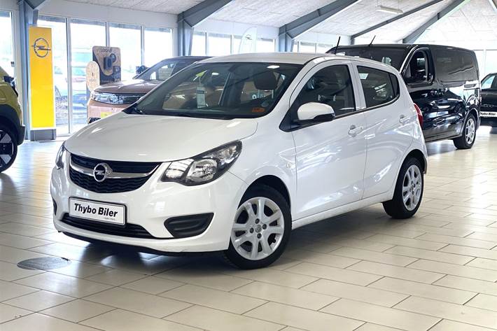 Hvid Opel Karl fra 2018
