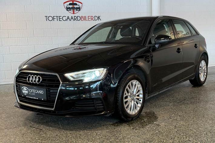 Sort Audi A3 fra 2016