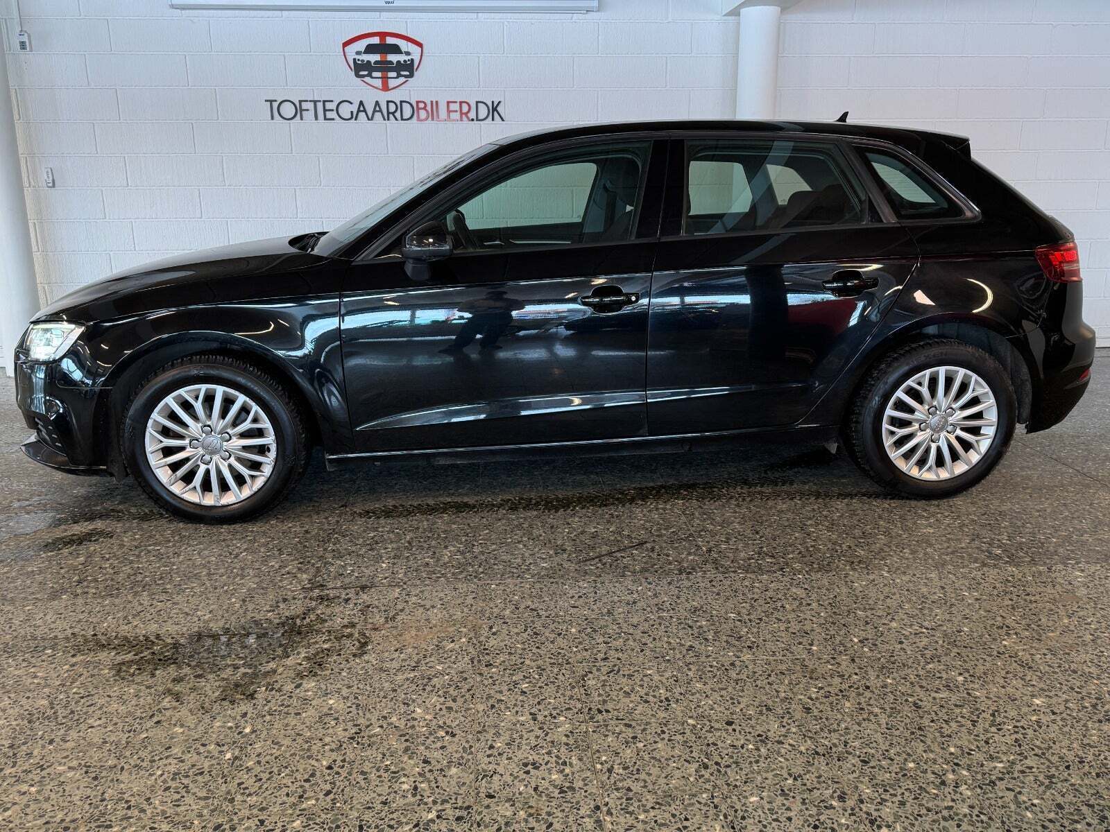 Sort Audi A3 fra 2016