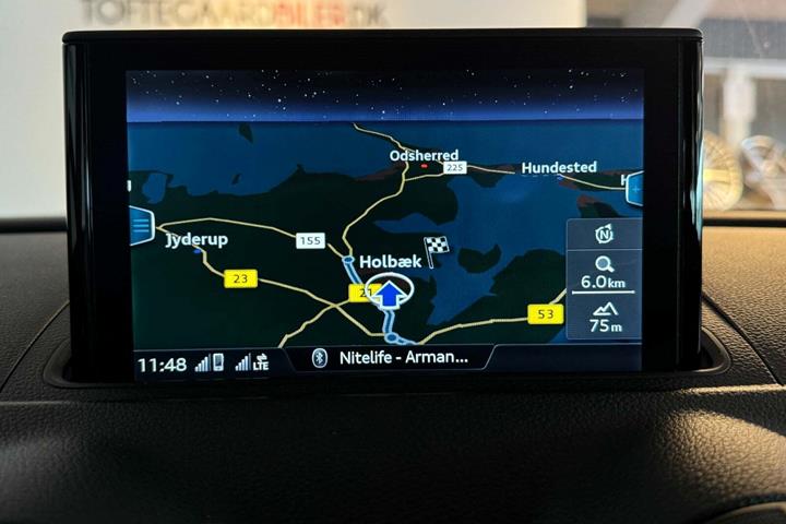 Sort Audi A3 fra 2016