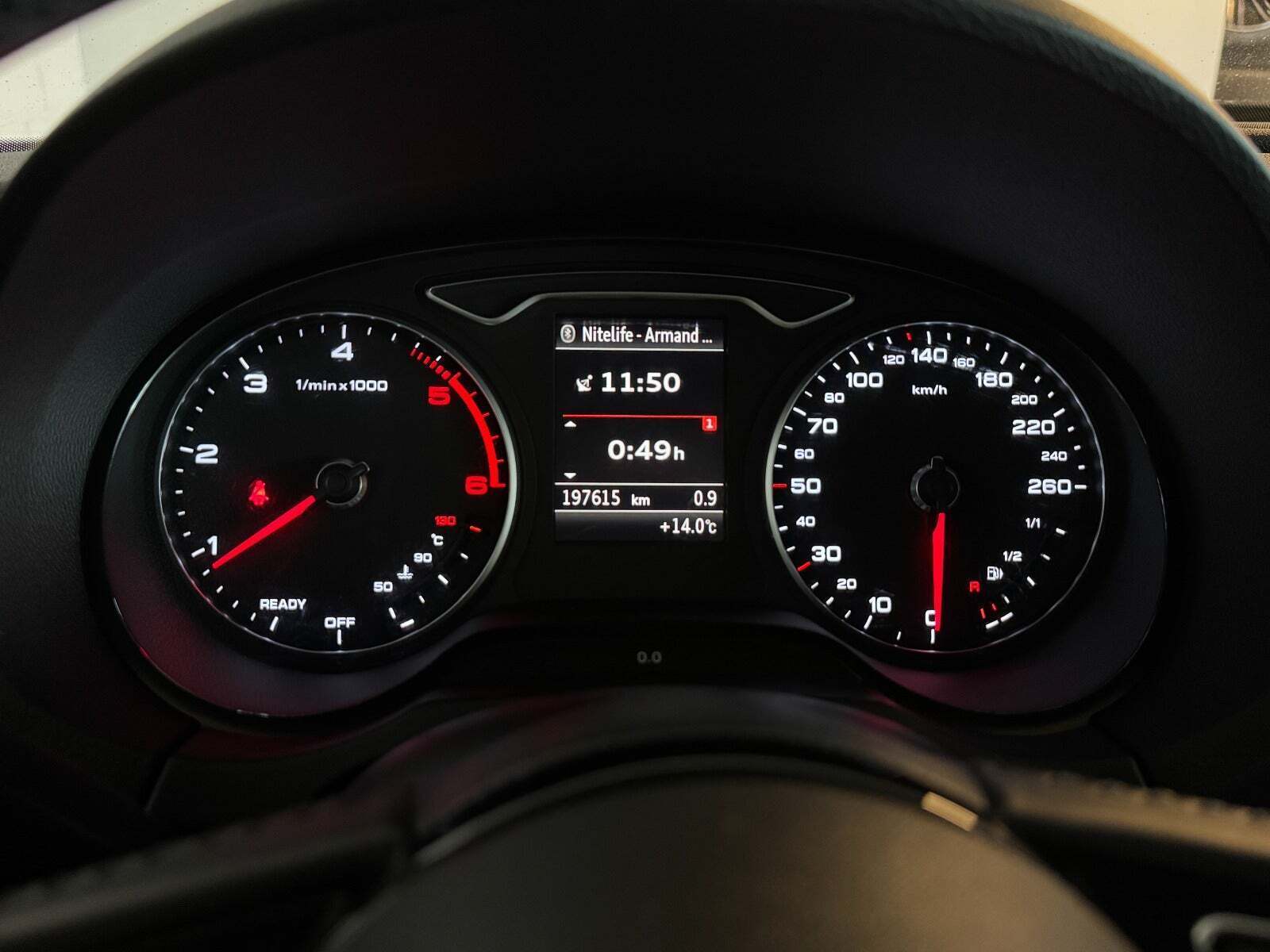 Sort Audi A3 fra 2016