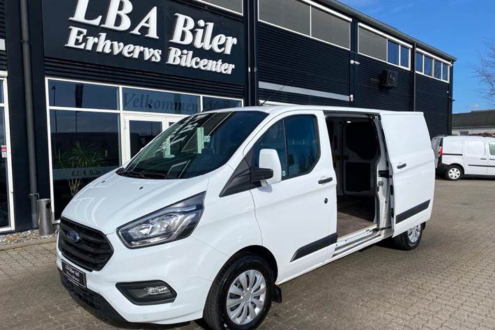 Hvid Ford Transit Custom 300L fra 2022