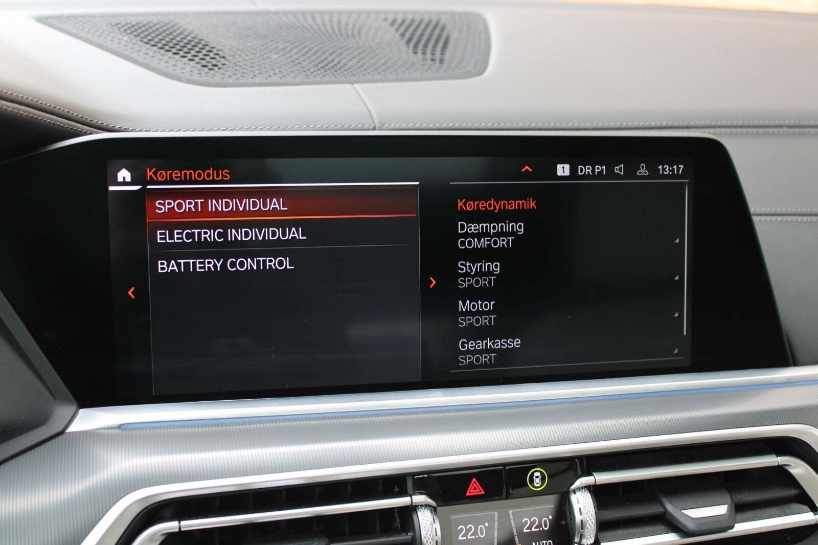 Grå BMW X5 fra 2021