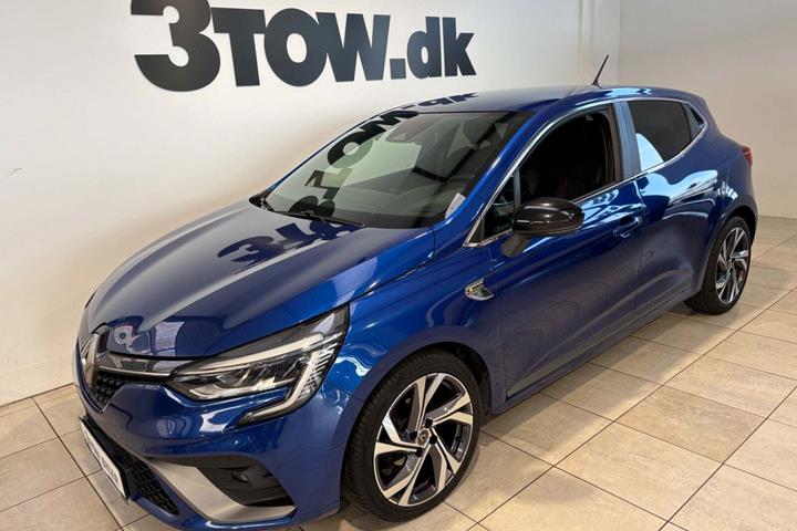 Blå Renault Clio V fra 2020 set udefra