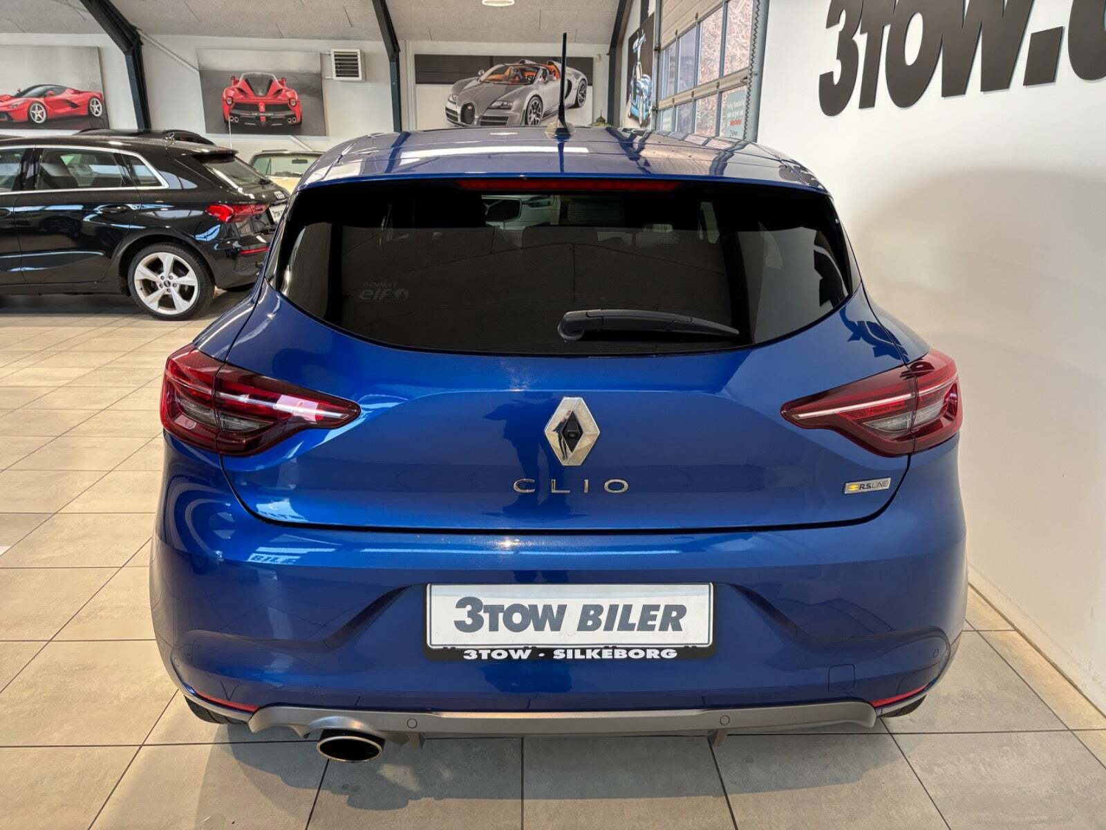 Blå Renault Clio V fra 2020