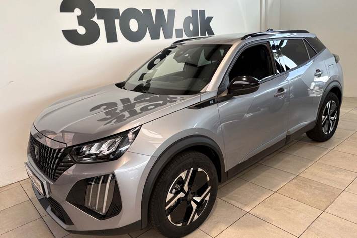 Sølv Peugeot e-2008 fra 2025