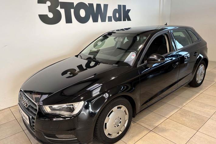 Sort Audi A3 fra 2016