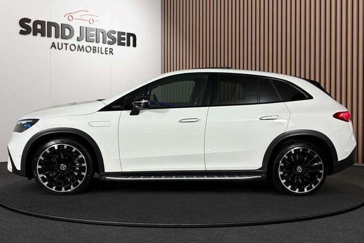 Hvid Mercedes EQE500 SUV fra 2023