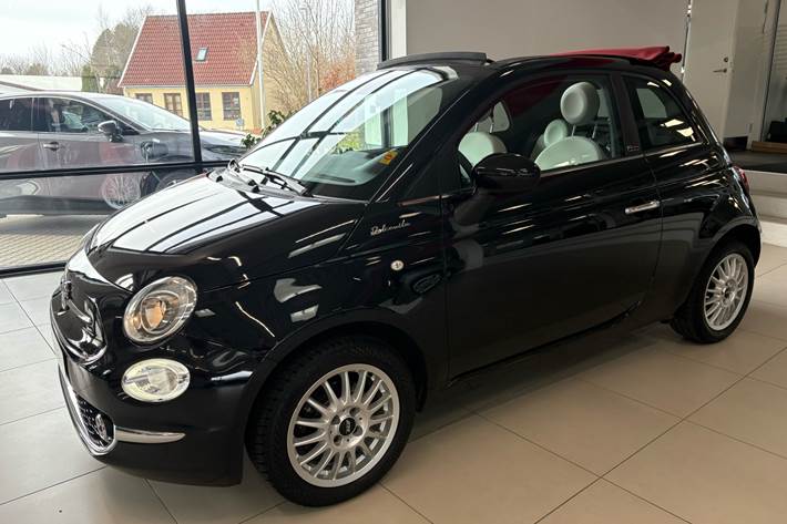 Sort Fiat 500C fra 2021