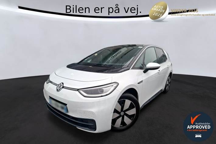 Hvid VW ID.3 fra 2022