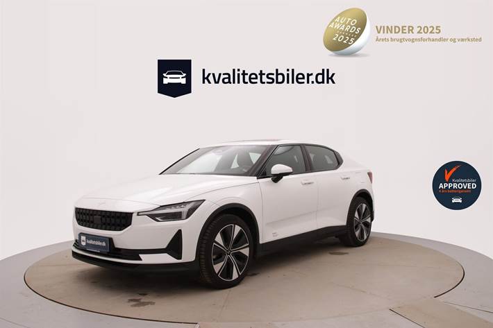 Hvid Polestar 2 fra 2022