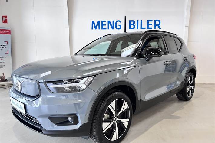 Grå Volvo XC40 fra 2022