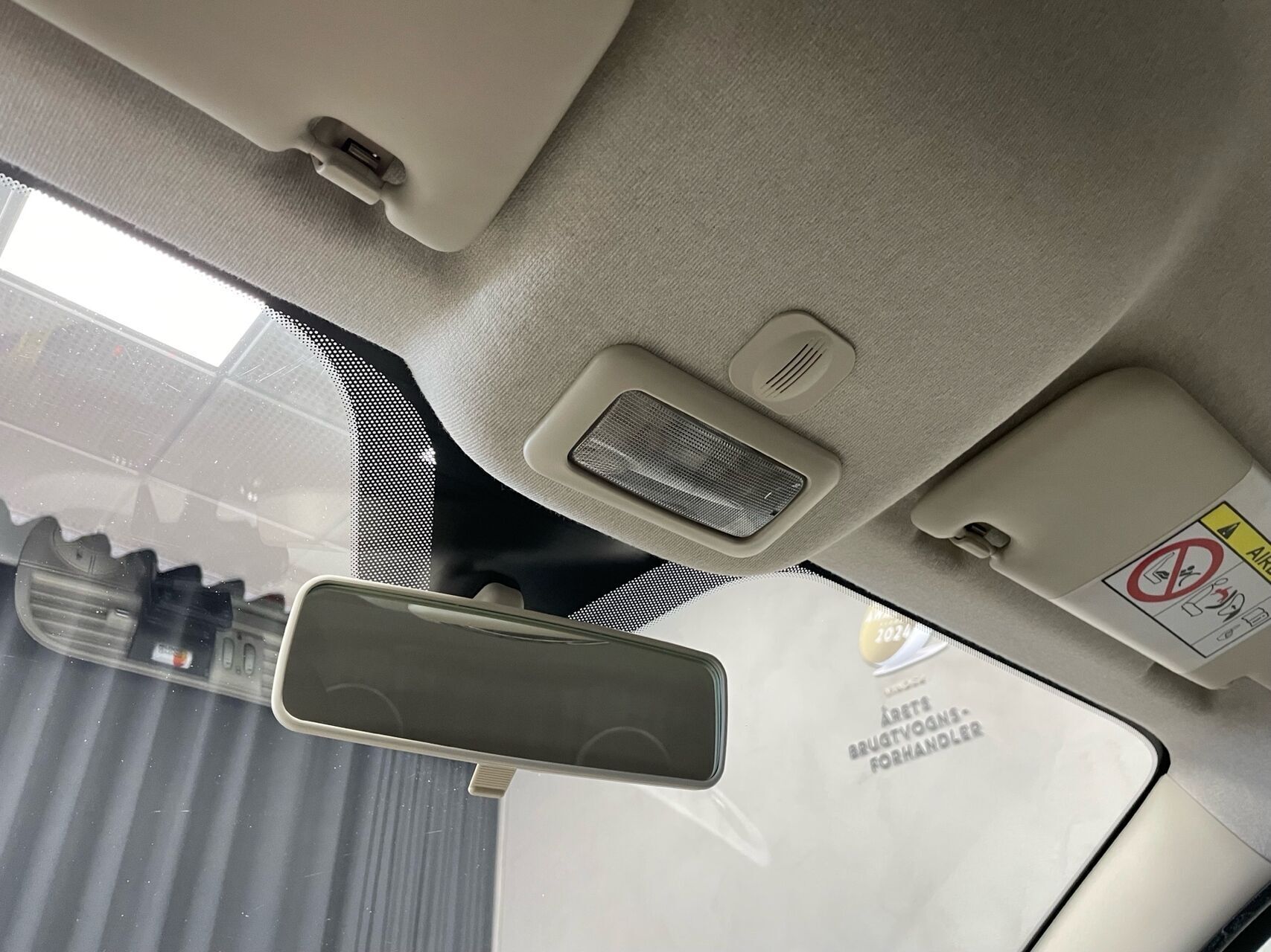 Blå Fiat 500 fra 2015