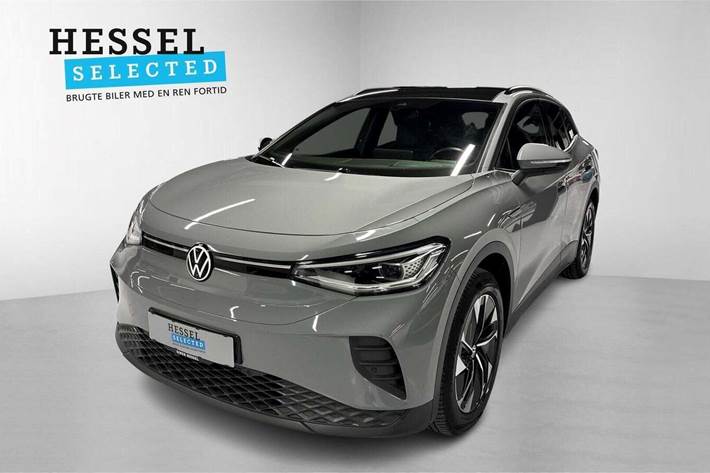 Grå VW ID.4 fra 2022 set udefra