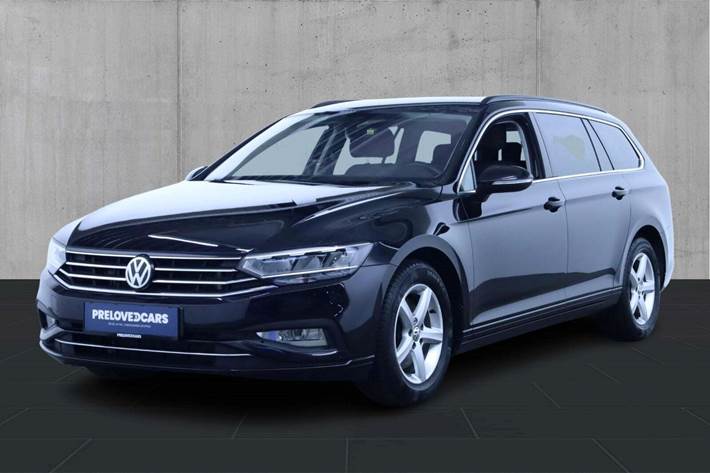 Sort VW Passat fra 2020