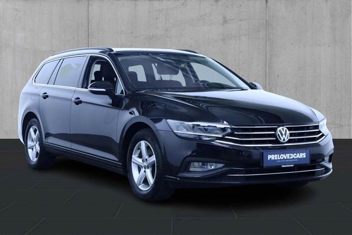 Sort VW Passat fra 2020