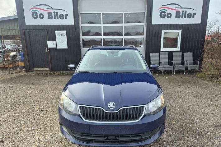 Grøn Skoda Fabia fra 2017