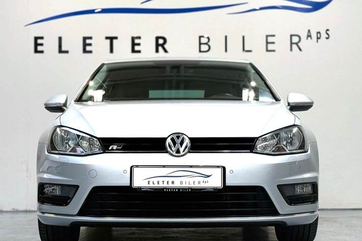 Sølv VW Golf VII fra 2017