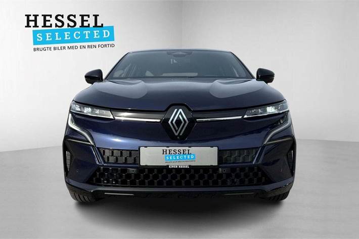 Blå Renault Megane E-Tech fra 2024