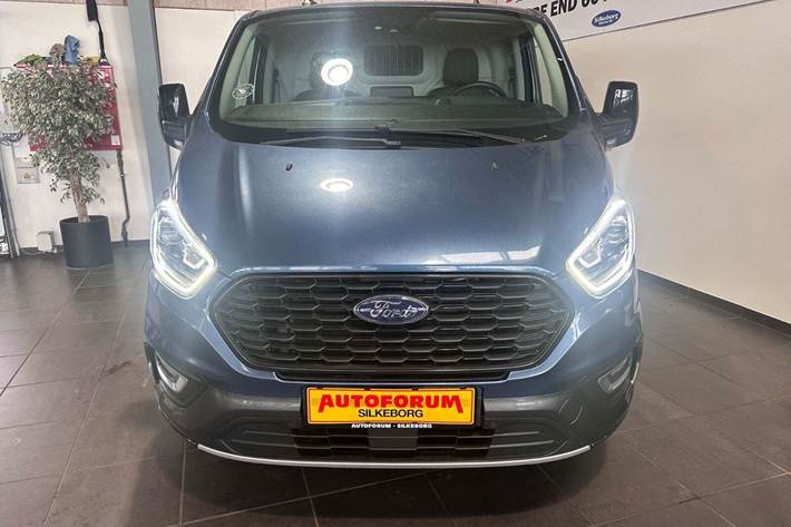 Blå Ford Transit Custom 300S fra 2021