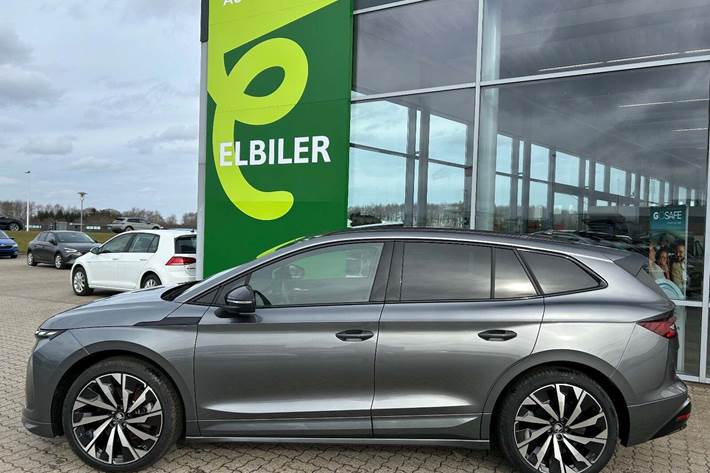 Grå Skoda Enyaq fra 2026