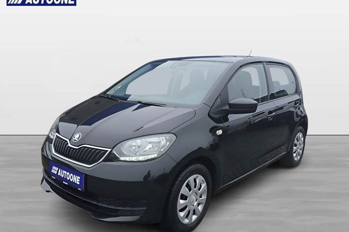 Sort Skoda Citigo fra 2019 set udefra