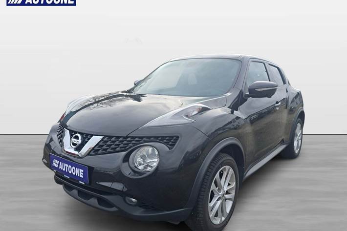 Sort Nissan Juke fra 2016 set udefra