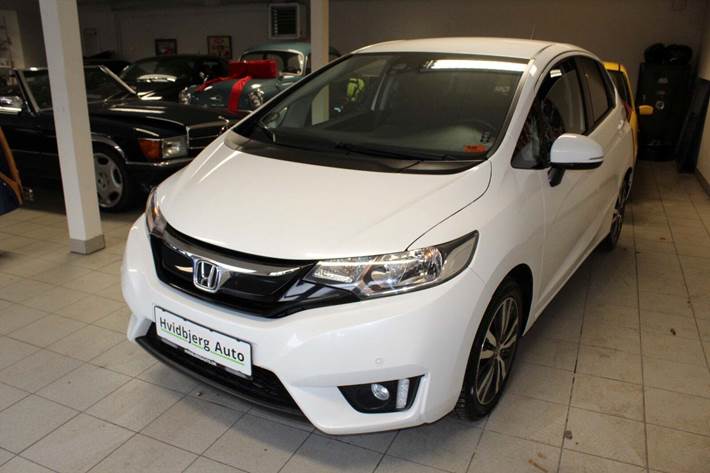 Hvid Honda Jazz fra 2016
