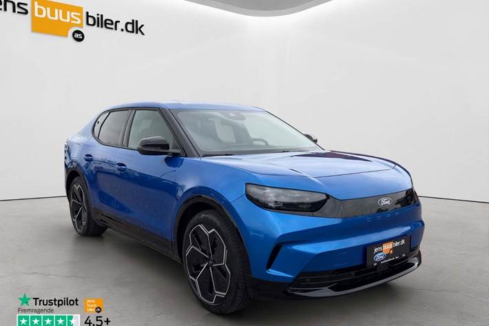 Blå Ford Capri fra 2024