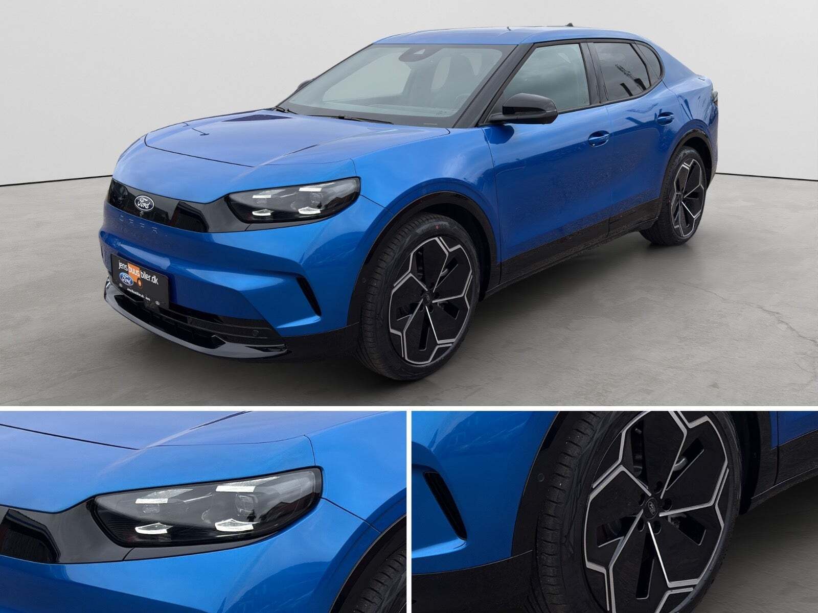 Blå Ford Capri fra 2024